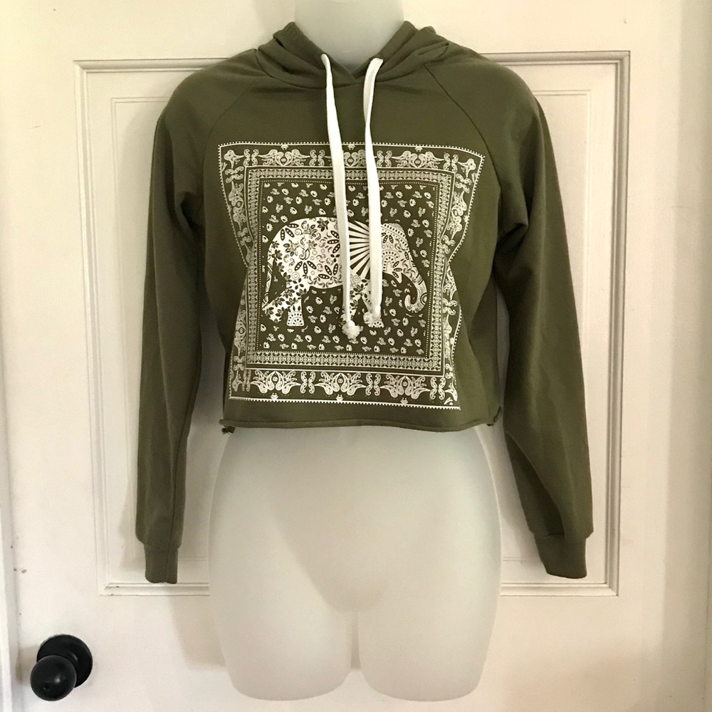 Rue 21 Cropped Hoodie